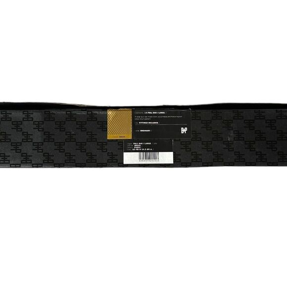 NWOT - BUSTER & PUNCH Brass Pull Bar in Cross Knurl Pattern, size Large - Picture 7 of 10